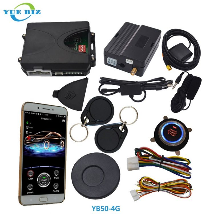 RFID invisible car alarm YB50-4G